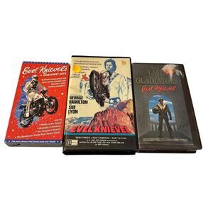 Lot of 3 Different Evel Kneivel Movies VHS